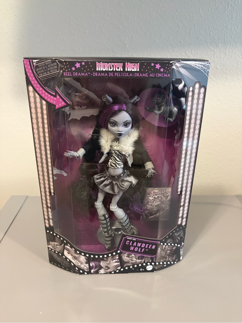 Monster High Reel Drama Clawdeen Wolf